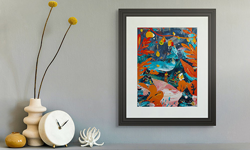 [銀座] 【クリスマス直前企画】ペイントナイフで描く“抽象風景画”ワークショップ