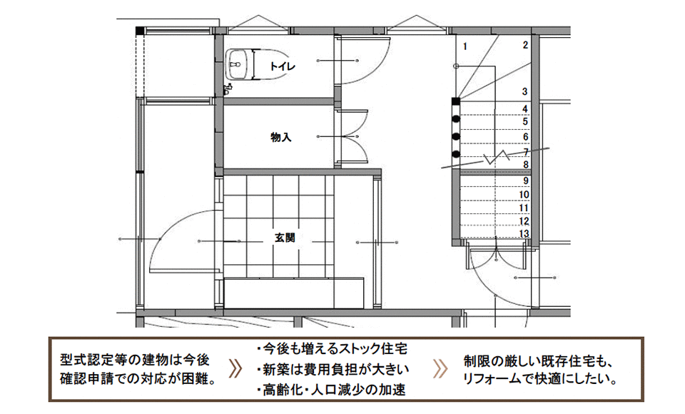間取り図：ビフォー