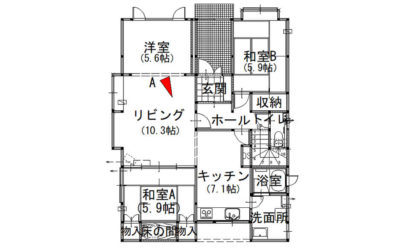 間取り図：ビフォー