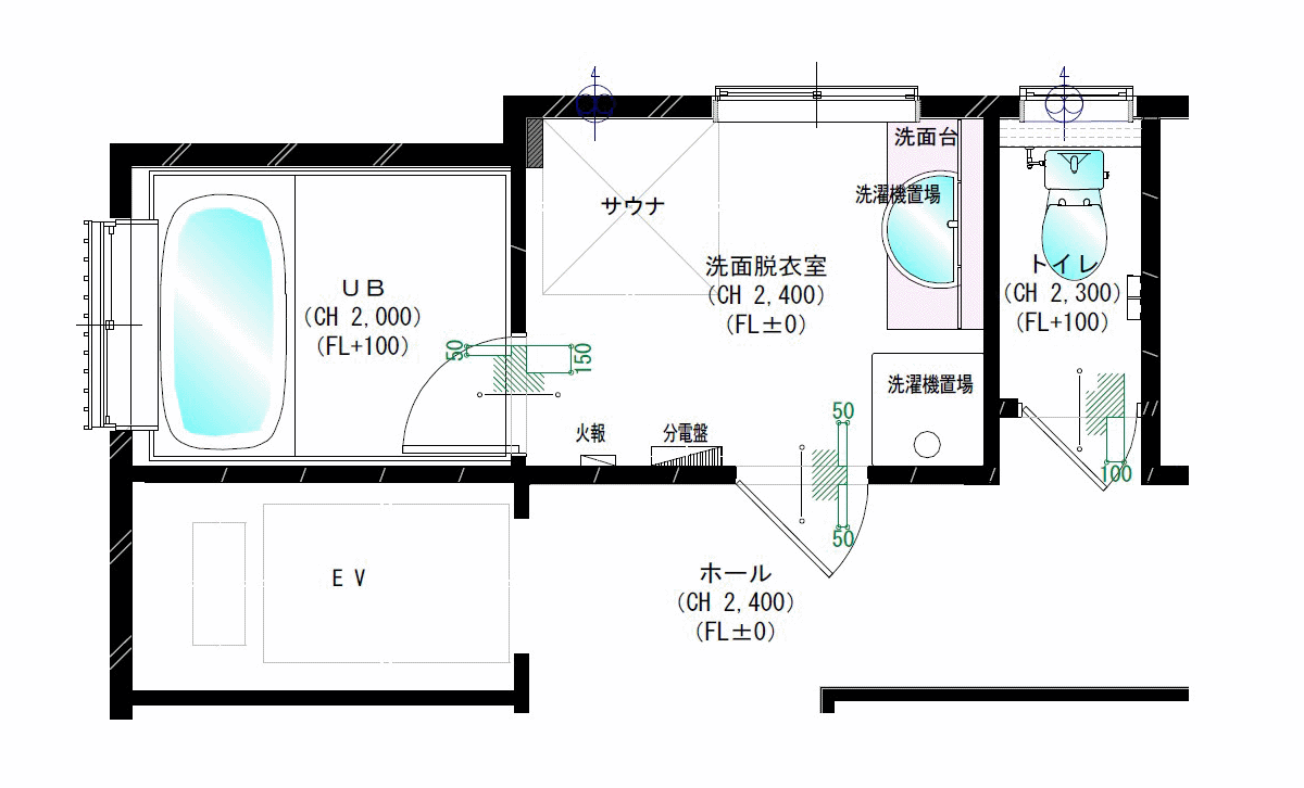 間取り図：ビフォー