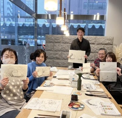 皆さんが描いたシマエナガです