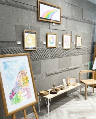 「ありがとうの花束」
の展示一例です