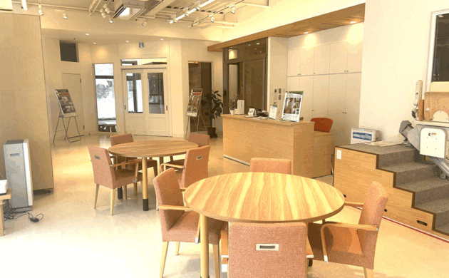 札幌市厚別区にある介護・バリアフリーリフォーム専門ショールーム「暮らしの元気スタジオ」の案内