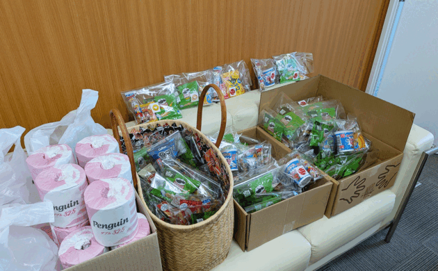 大盛り上がりの景品コーナー!
家族でチャレンジして、思い出をお持ち帰り♪