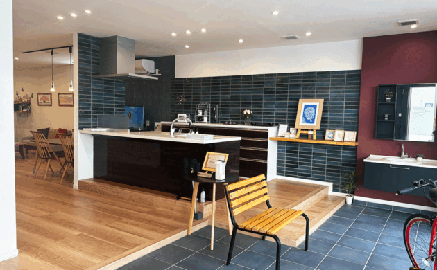 土屋ホームトピア・苫小牧支店:土間