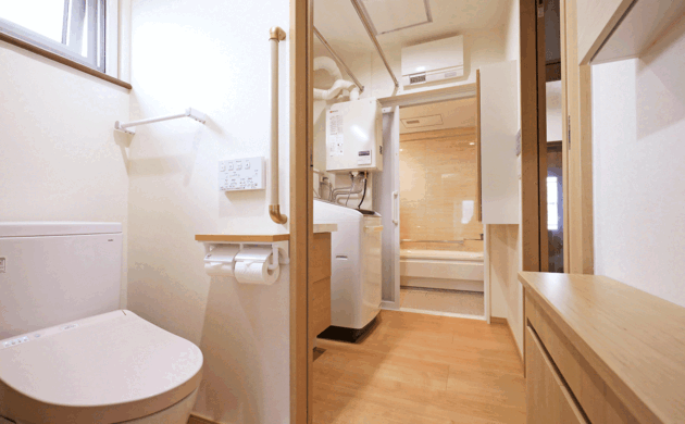 土屋ホームトピア・リフォーム事例：トイレ