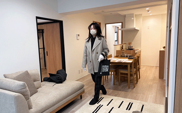 暮らしの動線も丁寧に考えられ、毎日の生活がスムーズになる住まい。