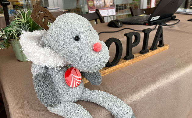 仙台支店オリジナルキャラクター:「ぽたくん」
ちょこんとした姿がなんとも愛らしく、見ているだけでほっこりします♪