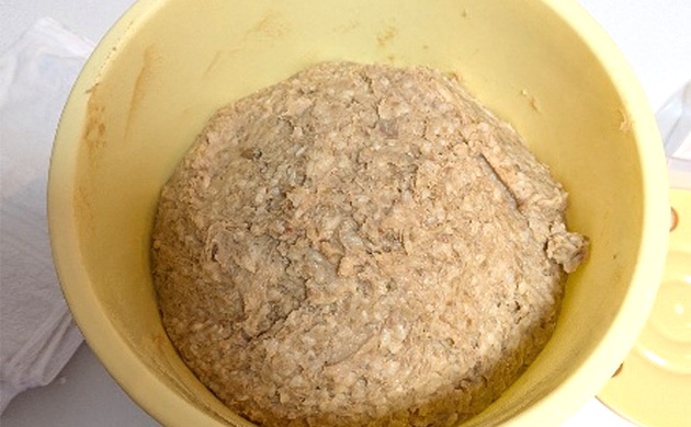 「麹屋もとみや」さんの「手前味噌づくり」教室 仕込み上がり