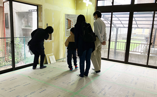 リフォーム完成前見学会の様子