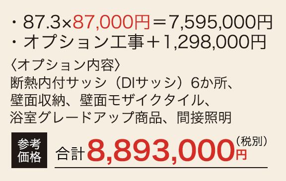 参考価格8,893,000円
